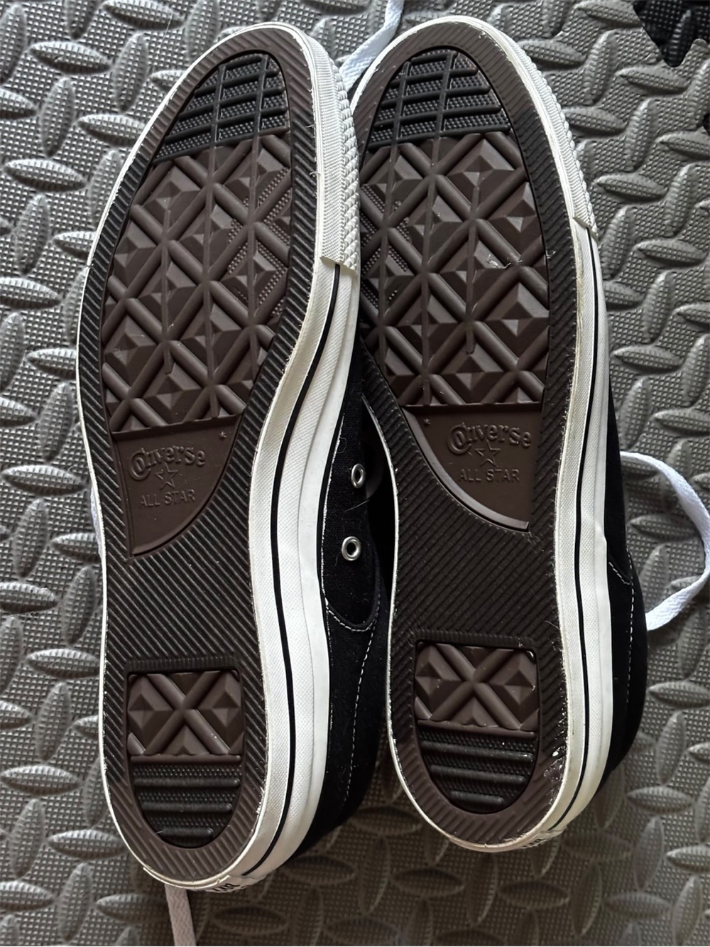 CONVERSE  Men's Chuck Taylor All Star High Street Ox in Black/White  (11.5) - Picture 2 of 5